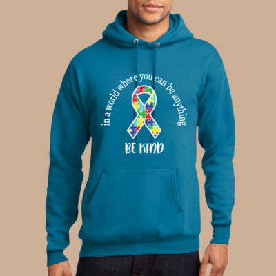 Adult - Be Kind Ribbon Hoodie - Autism Awareness Thumbnail