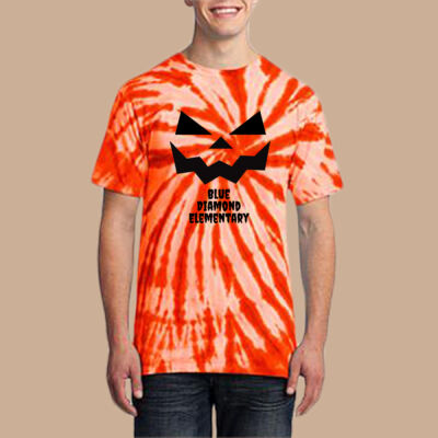 Adult Tie-Dye T-Shirt - Fall - Jacko Lantern Black Thumbnail