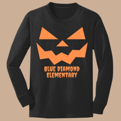 Youth Long Sleeve Shirt - Fall - Jacko Lantern Orange  Thumbnail