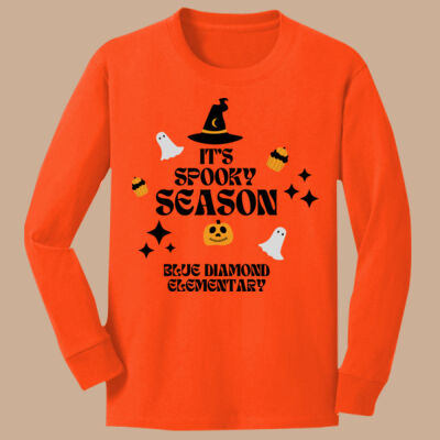 Youth Long Sleeve Shirt - Fall - Its Spooky Season Thumbnail
