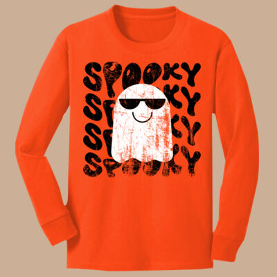 Youth Long Sleeve Shirt - Fall - Cool Ghost Thumbnail