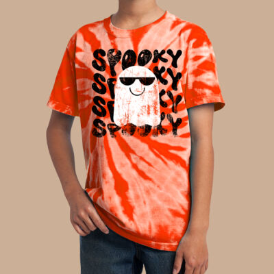 Youth Tie-Dye T-Shirt - Fall - Cool Ghost Thumbnail