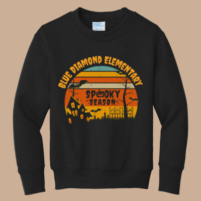 Youth Crewneck - Fall - Haunted House  Thumbnail