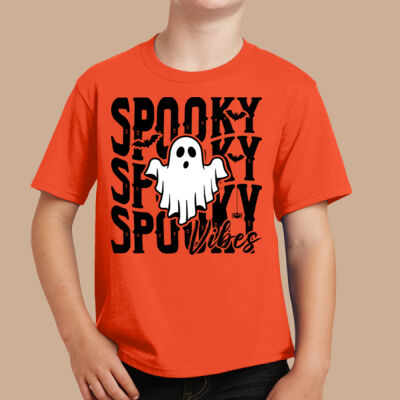 Youth T-Shirt - Fall - Spooky Vibes  Thumbnail
