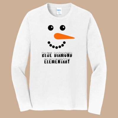 Adult Long Sleeve Shirt - Winter - Snowman  Thumbnail