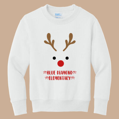 Youth Crewneck - Winter - Reindeer  Thumbnail