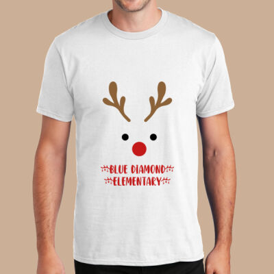 Adult T-Shirt - Winter - Reindeer  Thumbnail