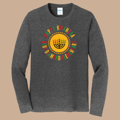 Adult Long Sleeve Shirt - Winter - Kwanzaa  Thumbnail