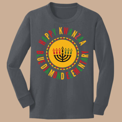 Youth Long Sleeve Shirt - Winter - Kwanzaa  Thumbnail