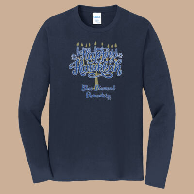 Adult Long Sleeve Shirt - Winter - Hanukkah  Thumbnail