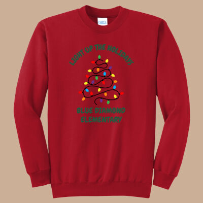 Adult Crewneck - Winter - Light Up Green Thumbnail