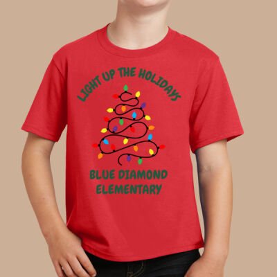 Youth T-Shirt - Winter - Light Up Green Thumbnail