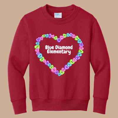 Youth Crewneck - Spring - Candy Hearts Thumbnail