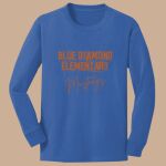 Youth Long Sleeve Shirt - Blue Diamond Thumbnail
