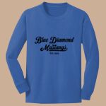 Youth Long Sleeve Shirt - Blue Diamond Thumbnail