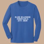 Youth Long Sleeve Shirt - Blue Diamond Thumbnail