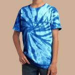 Youth Tie-Dye T-Shirt - Blue Diamond Thumbnail