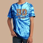 Youth Tie-Dye T-Shirt - Blue Diamond Thumbnail