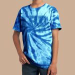 Youth Tie-Dye T-Shirt - Blue Diamond Thumbnail