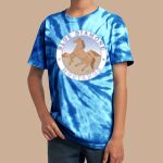 Youth Tie-Dye T-Shirt - Blue Diamond Thumbnail