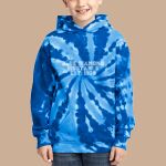 Youth Tie-Dye Hoodie - Blue Diamond Thumbnail