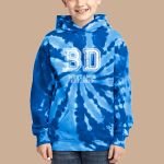 Youth Tie-Dye Hoodie - Blue Diamond Thumbnail