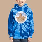 Youth Tie-Dye Hoodie - Blue Diamond Thumbnail