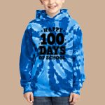 Youth Tie-Dye Hoodie - Blue Diamond Thumbnail