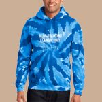 Adult Tie-Dye Hoodie - Blue Diamond Thumbnail