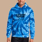 Adult Tie-Dye Hoodie - Blue Diamond Thumbnail