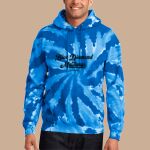 Adult Tie-Dye Hoodie - Blue Diamond Thumbnail