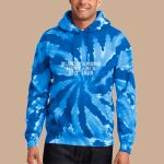 Adult Tie-Dye Hoodie - Blue Diamond Thumbnail
