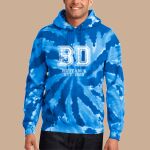 Adult Tie-Dye Hoodie - Blue Diamond Thumbnail