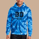 Adult Tie-Dye Hoodie - Blue Diamond Thumbnail