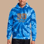 Adult Tie-Dye Hoodie - Blue Diamond Thumbnail