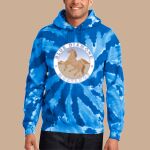 Adult Tie-Dye Hoodie - Blue Diamond Thumbnail