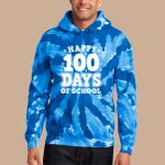 Adult Tie-Dye Hoodie - Blue Diamond Thumbnail