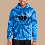 Adult Tie-Dye Hoodie - Blue Diamond Thumbnail