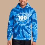 Adult Tie-Dye Hoodie - Blue Diamond Thumbnail