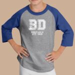 Youth Raglan T-Shirt - Blue Diamond Thumbnail