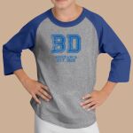 Youth Raglan T-Shirt - Blue Diamond Thumbnail