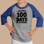 Youth Raglan T-Shirt - Blue Diamond Thumbnail