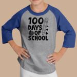 Youth Raglan T-Shirt - Blue Diamond Thumbnail