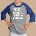 Youth Raglan T-Shirt - Blue Diamond Thumbnail