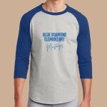 Adult Raglan T-Shirt - Blue Diamond Thumbnail