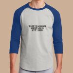 Adult Raglan T-Shirt - Blue Diamond Thumbnail