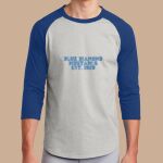 Adult Raglan T-Shirt - Blue Diamond Thumbnail