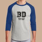 Adult Raglan T-Shirt - Blue Diamond Thumbnail