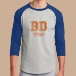Adult Raglan T-Shirt - Blue Diamond Thumbnail