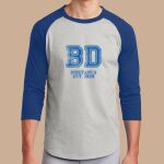 Adult Raglan T-Shirt - Blue Diamond Thumbnail